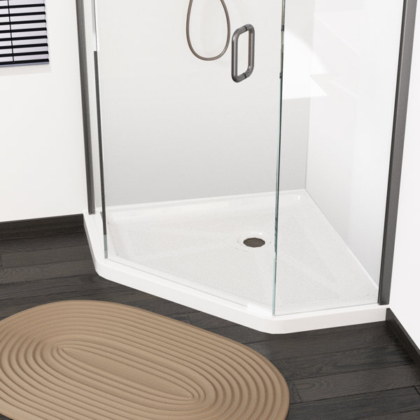 CKB 38" W x 38" D NeoAngle Double Shower Base Wayfair